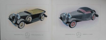 Mercedes-Benz 290 Modellprogramm 1935 Automobilprospekt (5399)